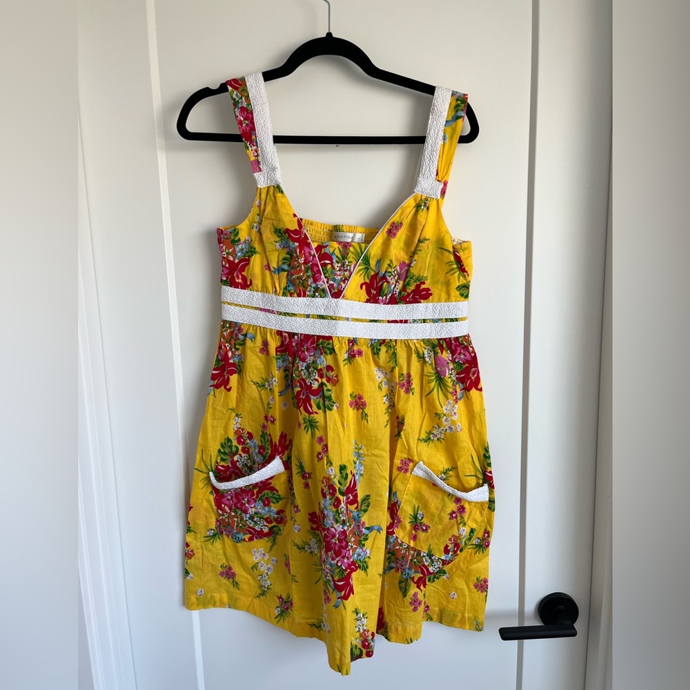 NWOT Yellow Floral Sundress